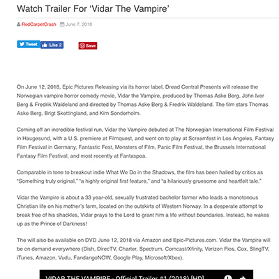 Watch Trailer For ‘Vidar The Vampire’